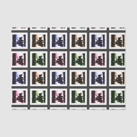 HAMbyWG - Gothic Teddy Bears Seidenpapier (Vorderseite)