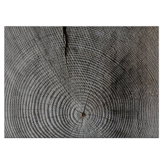 HAMbyWG - Graues Holz - Rustikales Schneidebrett (Vorderseite)