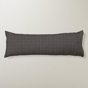 HAMbyWG Gray/Black Small Weave Design Seitenschläferkissen