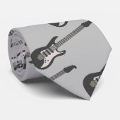 HAMbyWG - Gray Guitars Krawatte (Gerollt)
