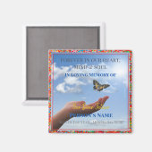 HAMbyWG - Hand löst einen Schmetterlingsmagnet Magnet (Vorderseite/Rückseite)