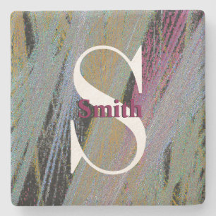 HAMbyWG Handwerksbespielen mit Monogramm Steinuntersetzer