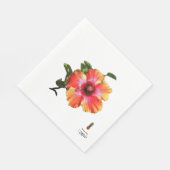 HAMbyWG Hawaiin Hibiskus Blume Serviette (Ecke)