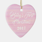 HAMbyWG - Herz-gestreifte Ornamente - Baby's First (Rechts)