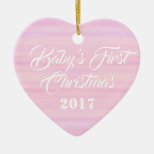 HAMbyWG - Herz-gestreifte Ornamente - Baby's First