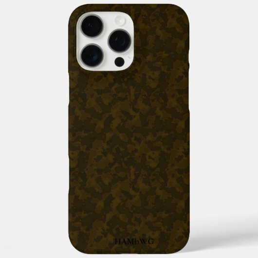 HAMbyWG I pad - Brown Camouflage Case-Mate iPhone Hülle (Rückseite)