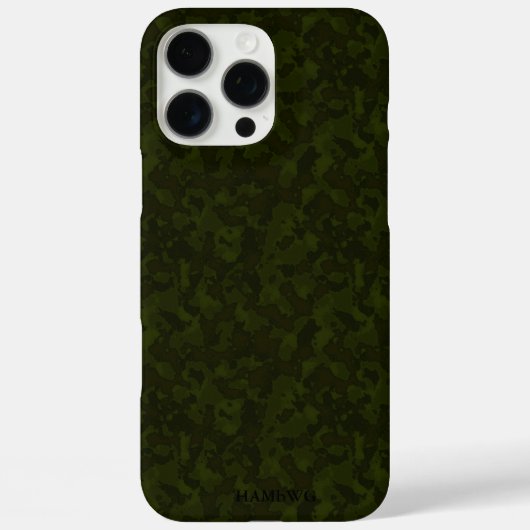 HAMbyWG I pad - Green Camouflage Case-Mate iPhone Hülle (Rückseite)