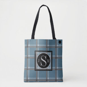 HAMbyWG - Individuelle Name & Monogram Tartan Tasche