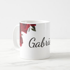 HAMbyWG - Kaffee-Tasse - Personalisierbare w-Rote  Kaffeetasse