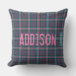 HAMbyWG Kissen Kissen 20" Lav.Gray/Pink/Aqua Karie