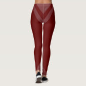 HAMbyWG - Kompression Leggings - 2 Ton/Dunkelrot (Rückseite)