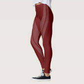 HAMbyWG - Kompression Leggings - 2 Ton/Dunkelrot (Links)
