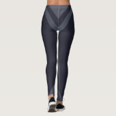 HAMbyWG - Kompression Leggings - 2 Tone/Dunkle Mar (Rückseite)
