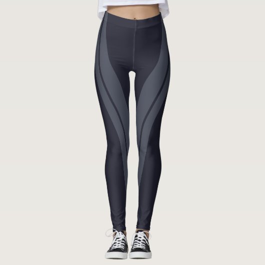 HAMbyWG - Kompression Leggings - 2 Tone/Dunkle Mar (Vorderseite)