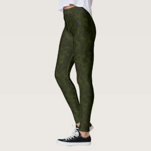 HAMbyWG - Kompression Leggings - Army Green Camouf