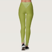 HAMbyWG - Kompression Leggings - Birnen grün (Rückseite)