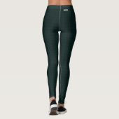 HAMbyWG - Kompression Leggings Hunter Green Karier (Rückseite)