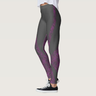HAMbyWG - Kompression Leggings - Mottles Lila