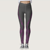 HAMbyWG - Kompression Leggings - Mottles Lila (Vorderseite)
