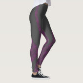 HAMbyWG - Kompression Leggings - Mottles Lila (Rechts)
