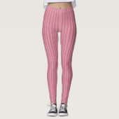 HAMbyWG - Kompression Leggings - Pink Fine Stripe (Vorderseite)