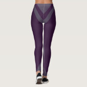 HAMbyWG - Kompression Leggings - Plum 2 Tone (Rückseite)