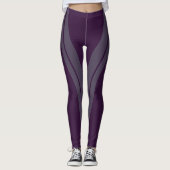 HAMbyWG - Kompression Leggings - Plum 2 Tone (Vorderseite)