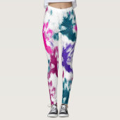 HAMbyWG - Kompression Leggings - Tintenpatronen-Sp (Vorderseite)
