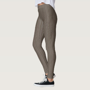 HAMbyWG - Kompressions-Leggings - feiner Streifen Leggings