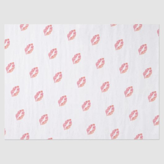 HAMbyWG - Küssen von Lippen - Gewebepapier Seidenpapier (Vorderseite)