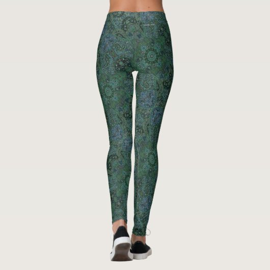 HAMbyWG - Leggings - Aquamarin persische Sinti und (Rückseite)
