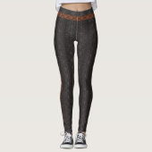HAMbyWG - Leggings - Black Bead - Cut Out Look (Vorderseite)