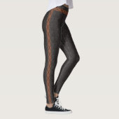 HAMbyWG - Leggings - Black Bead - Cut Out Look (Rechts)