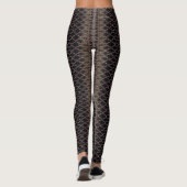 HAMbyWG Leggings - Black Gold Maroon (Rückseite)