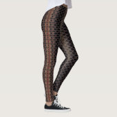 HAMbyWG Leggings - Black Gold Maroon (Rechts)