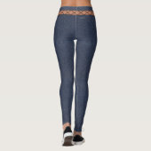 HAMbyWG - Leggings - Denim Image - Ausblenden (Rückseite)