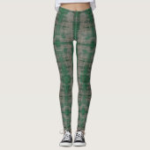 HAMbyWG - Leggings - Grün gestört (Vorderseite)