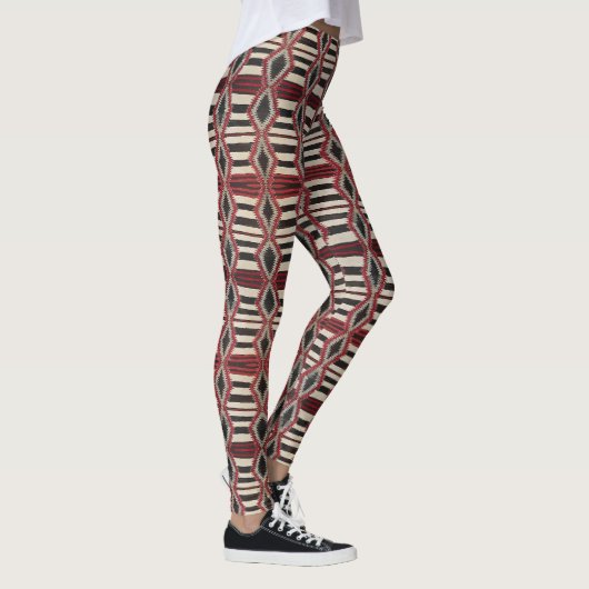 HAMbyWG - Leggings Indianeramerikanischer Schwarzr (Rechts)