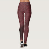 HAMbyWG - Leggings - Indischer Apple Red Mandala (Rückseite)