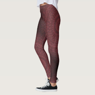 HAMbyWG - Leggings - Indischer Apple Red Mandala