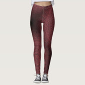 HAMbyWG - Leggings - Indischer Apple Red Mandala (Vorderseite)