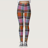 HAMbyWG - Leggings - Orange & Pink Kariert (Vorderseite)