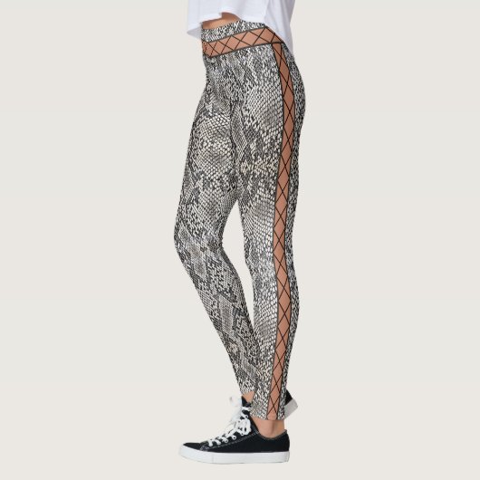 HAMbyWG - Leggings - Schlangenmuster - Ausblenden (Links)
