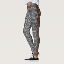 HAMbyWG - Leggings - Schwarz & Weiß