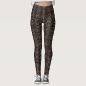 HAMbyWG - Leggings - Schwarze Spitzen-Design (Vorderseite)