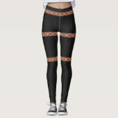 HAMbyWG - Leggings - Schwarze Spitzen-Design (Vorderseite)