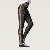 HAMbyWG - Leggings - Schwarzer Pinstrip - Ausblend (Rechts)