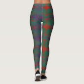 HAMbyWG - Leggings - Spray Paint Green/Red/Prpl (Rückseite)