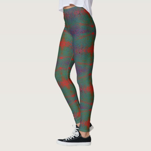 HAMbyWG - Leggings - Spray Paint Green/Red/Prpl (Links)