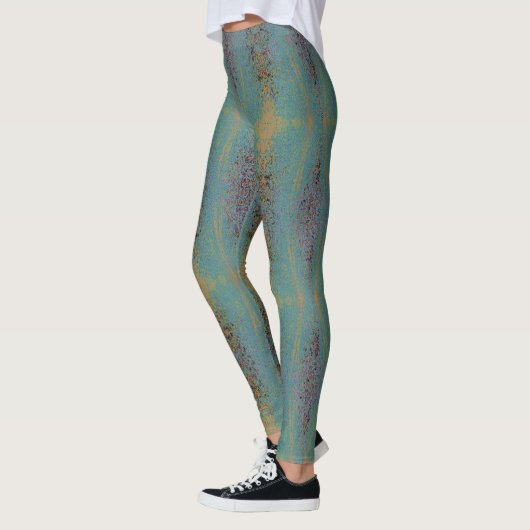 HAMbyWG - Leggings - Spray Paint - Mute Aqua (Links)